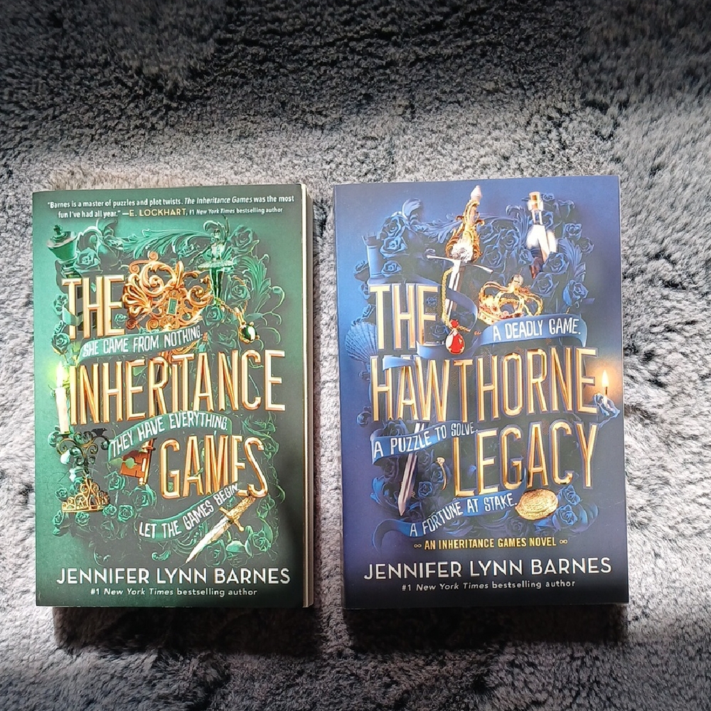 LAST CHANCE The Inheritance Games Series by - Green and Blue Covers